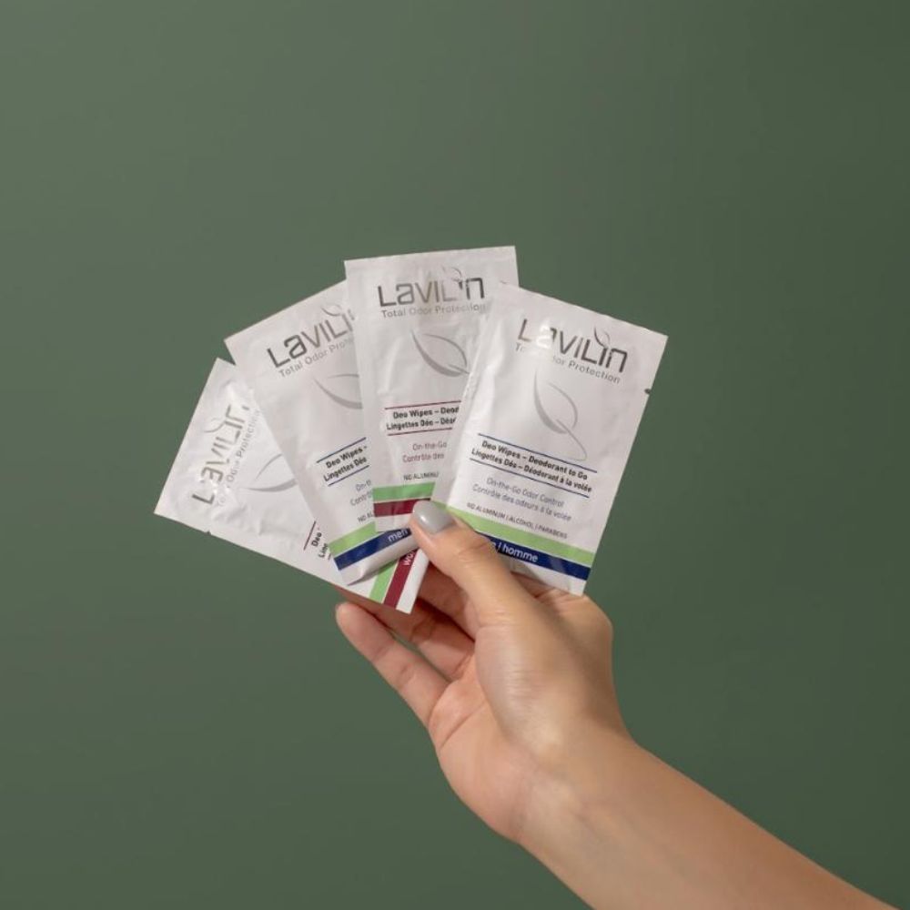 Lavilin Deodorant Wet Wipes for Women (10 Sheets) – Fresh & Gentle, Aluminum-Free