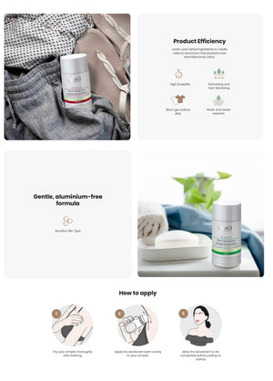 Lavilin deodorant stick: product efficiency, gentle aluminium-free formula, how to apply