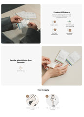 Lavilin deodorant wipes: product efficiency, gentle aluminium-free formula, how to use